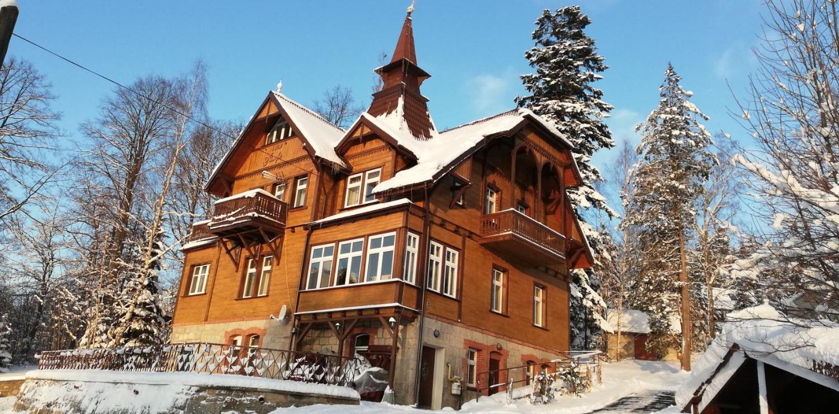 Willa Nimfa Apartamenty W Centrum Шклярска-Поремба Экстерьер фото
